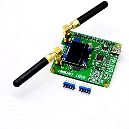 MMDVM Duplex Hotspot Module Dual Hat V1.5.2 Support P25 DMR YSF NXDN DMR Slot 1 + Slot 2 for Raspberry pi with USB Port (with OLED)