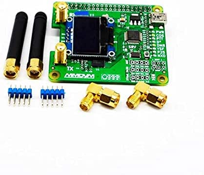 MMDVM Duplex Hotspot Module Dual Hat V1.5.2 Support P25 DMR YSF NXDN DMR Slot 1 + Slot 2 for Raspberry pi with USB Port (with OLED)