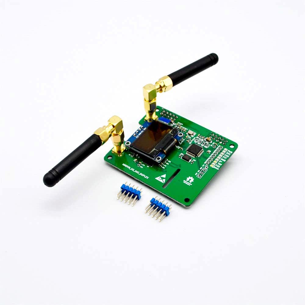 MMDVM Duplex Hotspot Module Dual Hat with 0.96 OLED Display V1.47 Support P25 DMR YSF NXDN DMR Slot 1 + Slot 2 for Raspberry pi (with OLED)