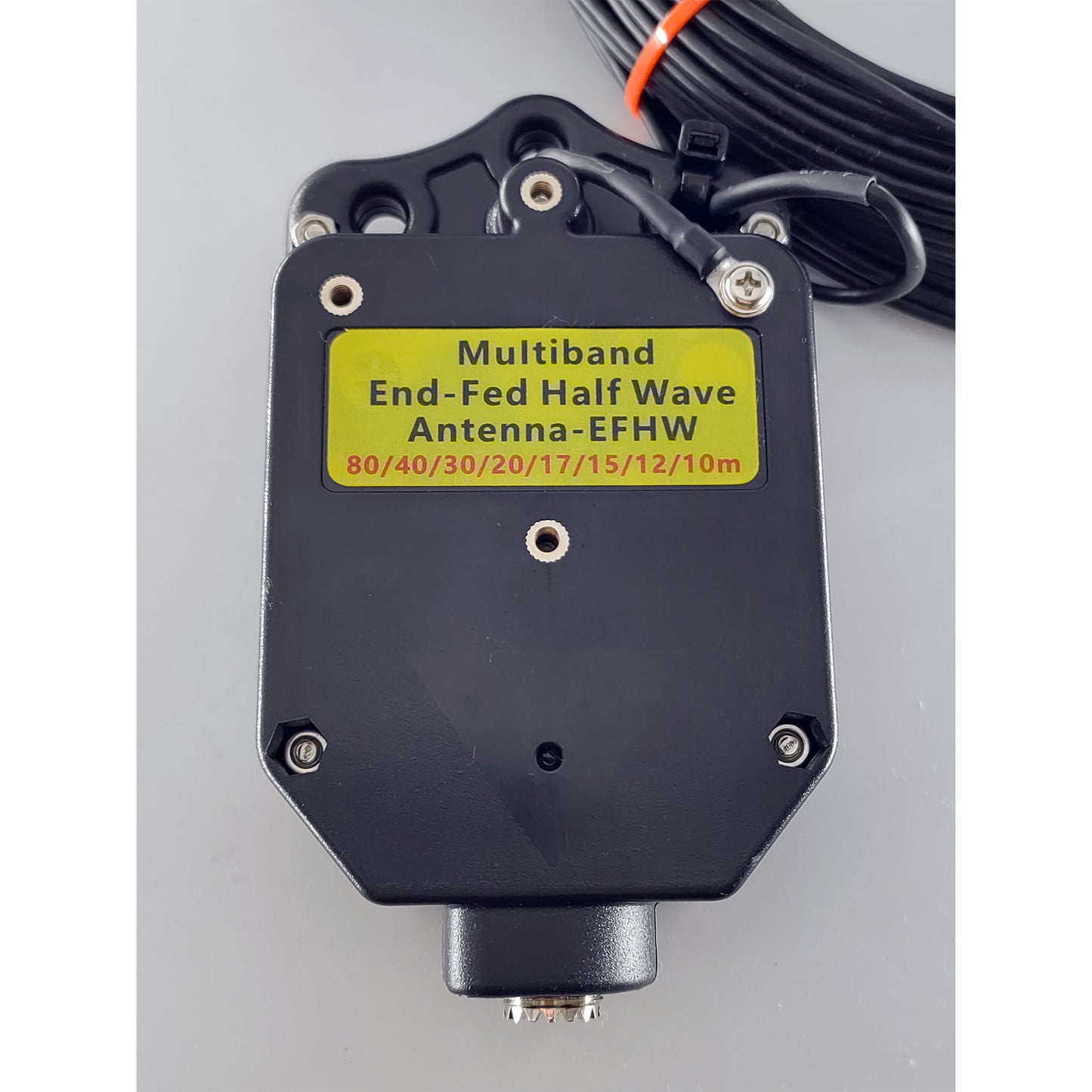 JYR8010-400W End Fed Half Wave Antenna, 400W Shortwave Radio Antenna 8 Band 10m 12m 15m 17m 20m 30m 40m 80m Long Wire Antenna, 1:64 Balun No Tuning