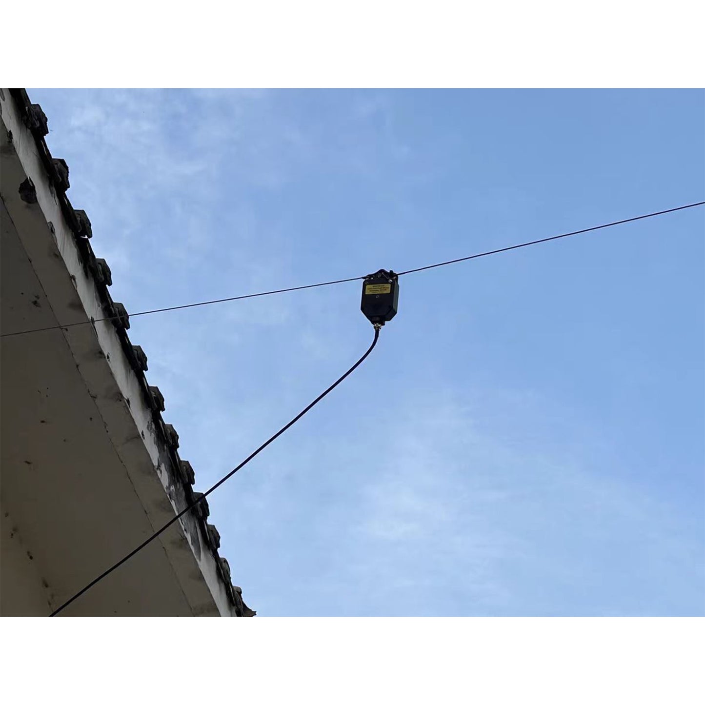 JYR8010-400W End Fed Half Wave Antenna, 400W Shortwave Radio Antenna 8 Band 10m 12m 15m 17m 20m 30m 40m 80m Long Wire Antenna, 1:64 Balun No Tuning