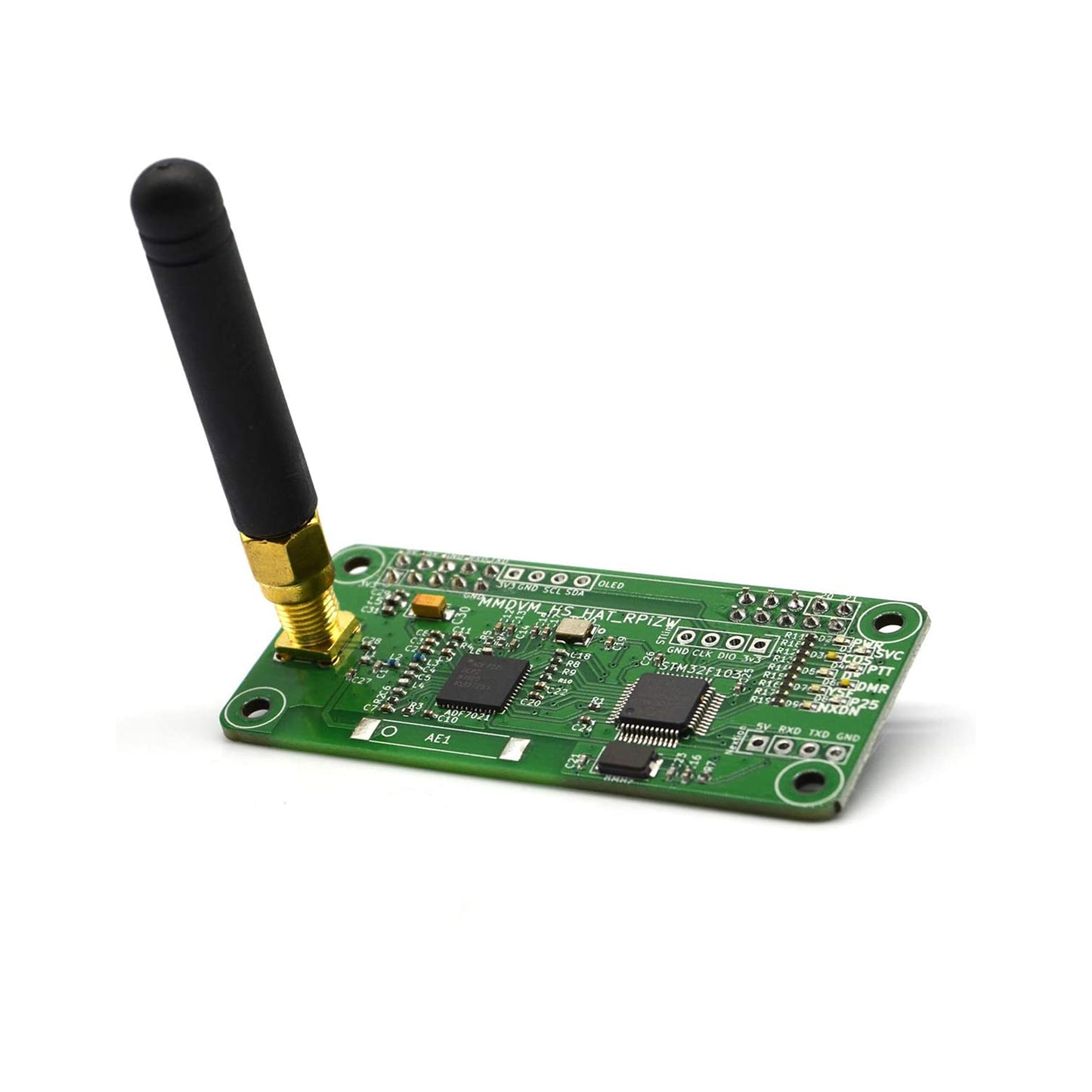 MMDVM Hotspot Board (V1.5.2) + Antenna Support UHF VHF Support P25 DMR YSF DSTAR NXDN POCSAG for Raspberry Pi-Zero W, 2W, Pi 3, 3B, 3B +, 4