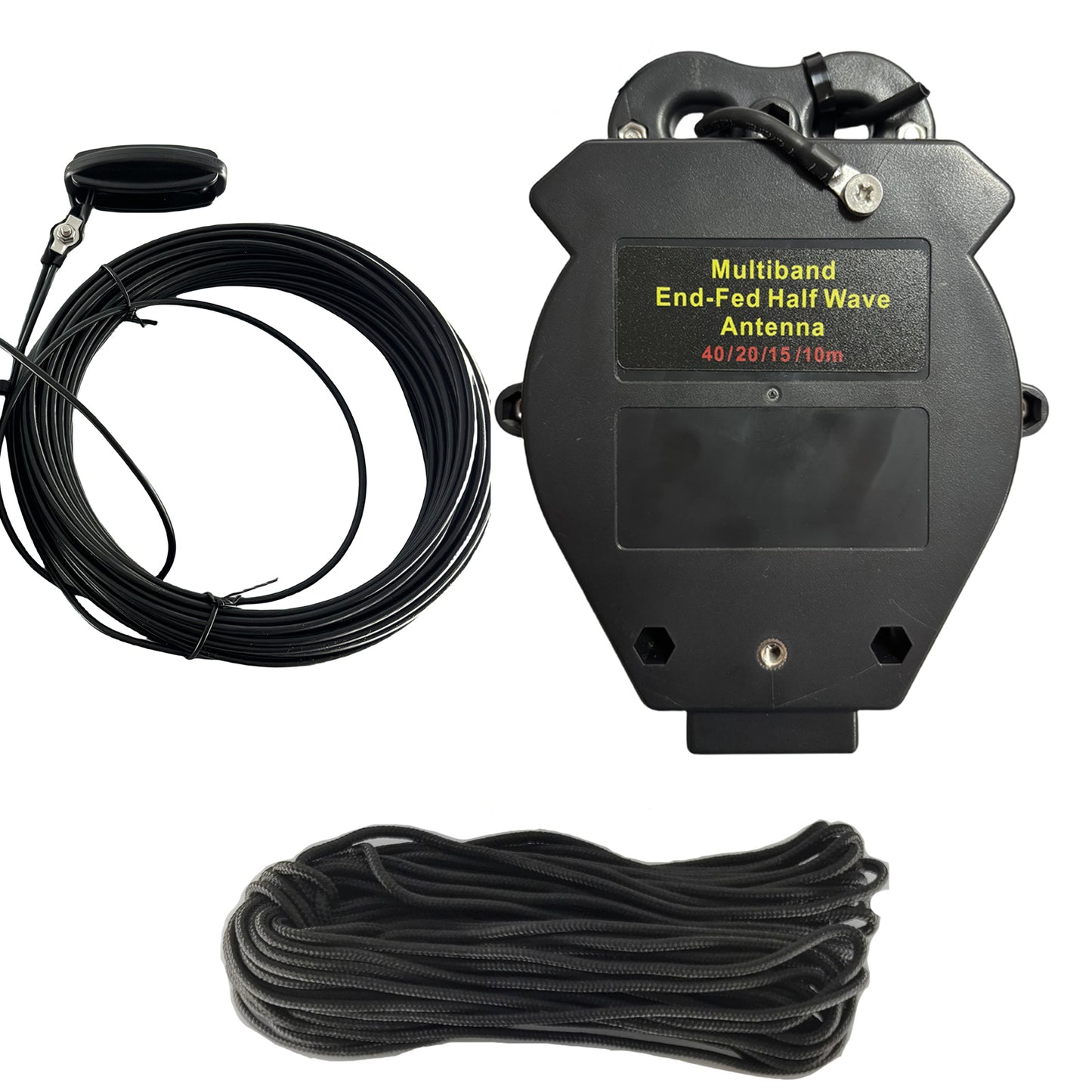 GOOZEEZOO JYR4010-1000W End Fed Half Wave Antenna, 1000W Shortwave Radio Antenna, 4 Band 10m 15m 20m 40m Long Wire Antenna, 1:64 Balun No Tuning