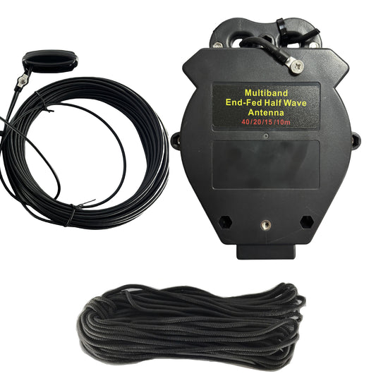 GOOZEEZOO JYR4010-1000W End Fed Half Wave Antenna, 1000W Shortwave Radio Antenna, 4 Band 10m 15m 20m 40m Long Wire Antenna, 1:64 Balun No Tuning