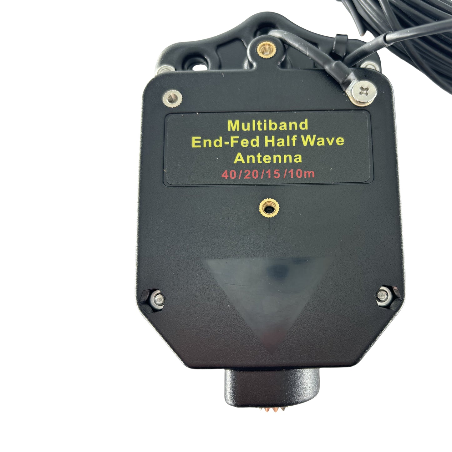 JYR4010-150W End Fed Half Wave Antenna, 150W Shortwave Radio Antenna, 4 Band 10m 15m 20m 40m Long Wire Antenna, 1:64 Balun No Tuning (Black)