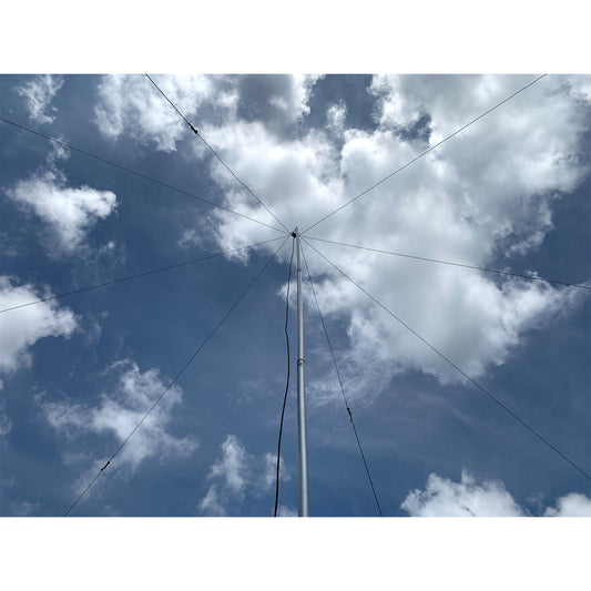 GOOZEEZOO 1:1 Balun Antenna 4010 1000W Multi-band Inverted V-shaped Antenna 10m 15m 20m 40m 4 Band Long Wire Antenna (Rope Length: 30m/98.4ft)