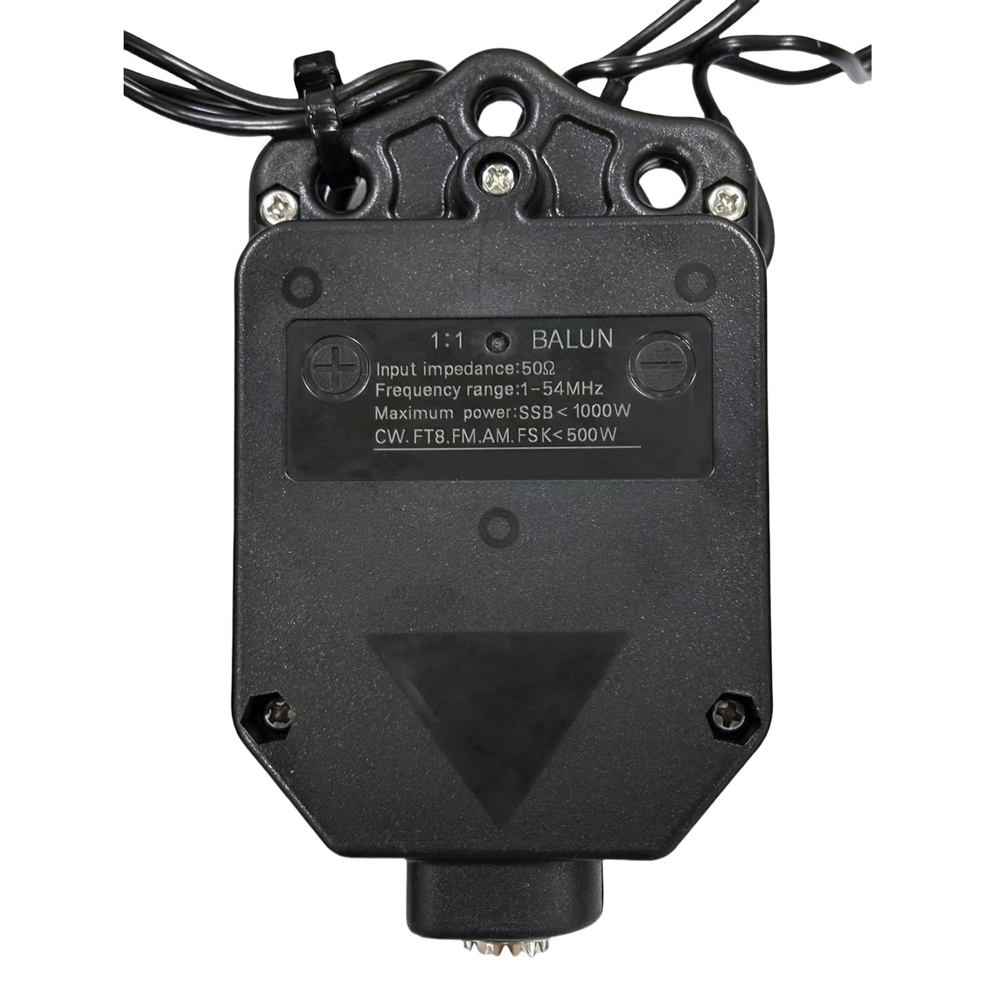 GOOZEEZOO 1:1 Balun Antenna 4010 1000W Multi-band Inverted V-shaped Antenna 10m 15m 20m 40m 4 Band Long Wire Antenna (Rope Length: 30m/98.4ft)