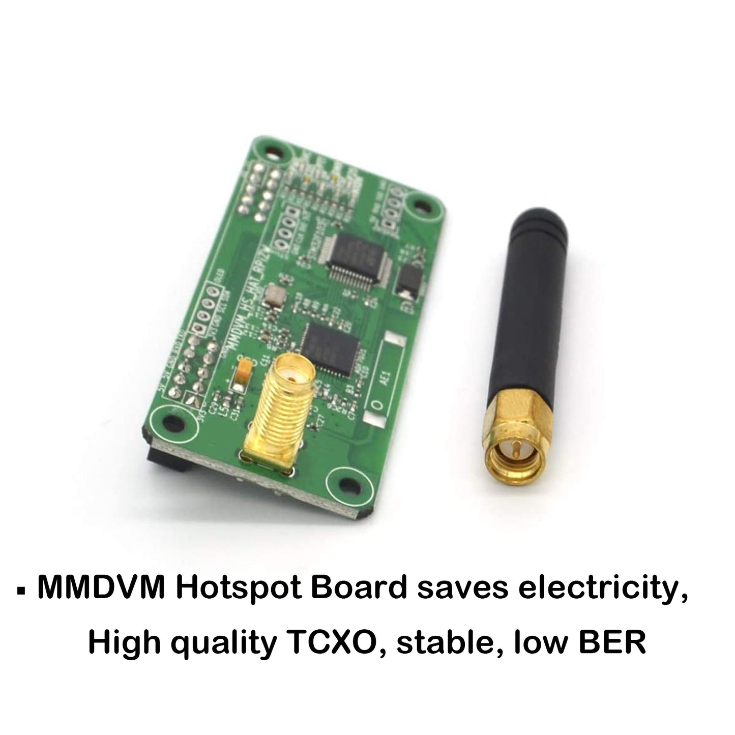MMDVM Hotspot Board (V1.5.2) + Antenna Support UHF VHF Support P25 DMR YSF DSTAR NXDN POCSAG for Raspberry Pi-Zero W, 2W, Pi 3, 3B, 3B +, 4
