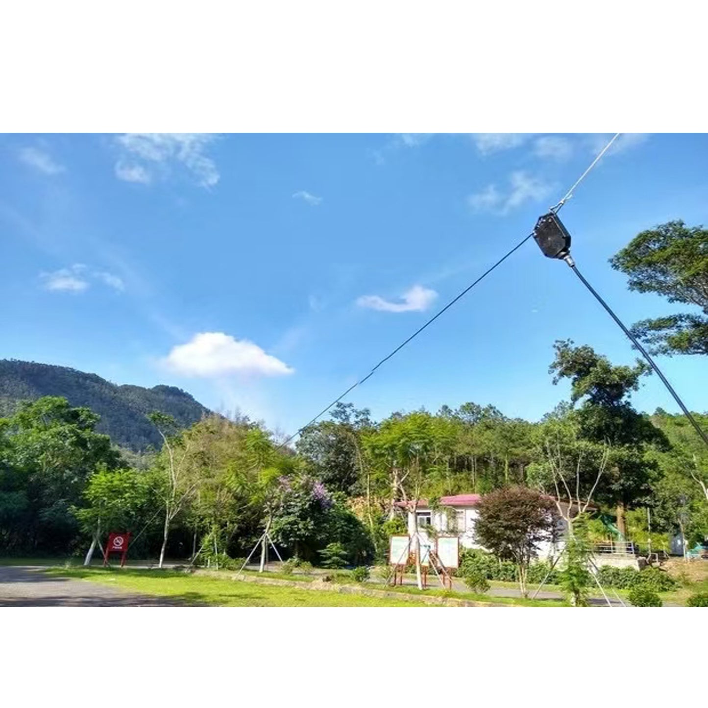 JYR8010-1000W End Fed Half Wave Antenna, 1000W Shortwave Radio Antenna, 8 Band 10m 12m 15m 17m 20m 30m 40m 80m Long Wire Antenna, 1:64 Balun No Tuning