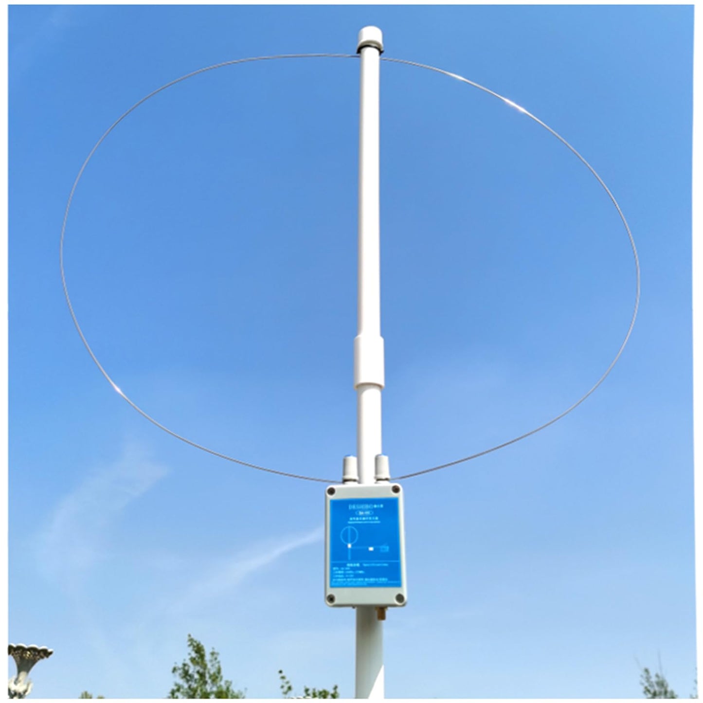 GOOZEEZOO GA490 DESHIBO Portable Active Loop Antenna 100kHz-179MHz MW/SW/Air Shortwave Radio Antenna Suitable for Desheng/Sangean/Malachite/TEF6686 Radio with 2600mAh battery