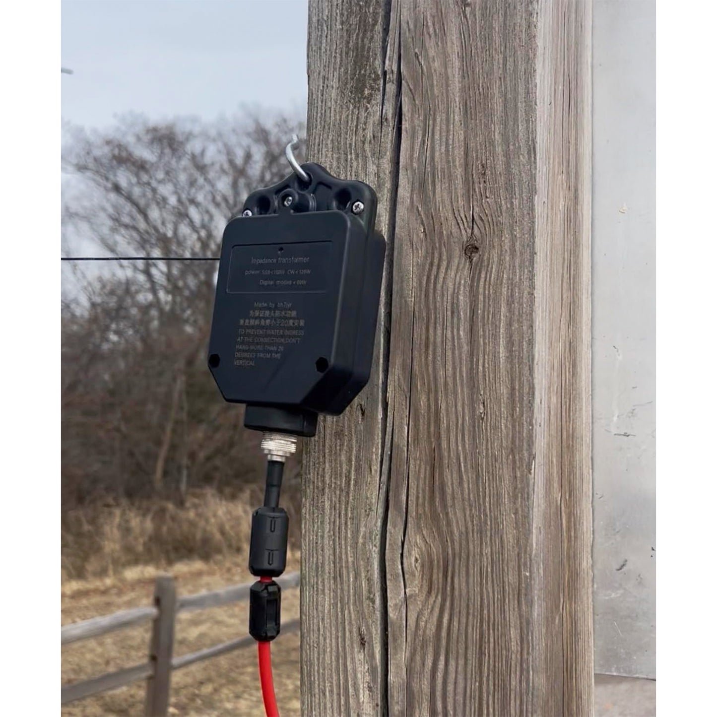 Upgraded 150W HF End Fed Antenna, 1-30MHz CW FM AM FT4 FT8 SSB End Fed Half Wave Radio Antenna 4 Band 8 Band for Outdoor 1:64 1:49