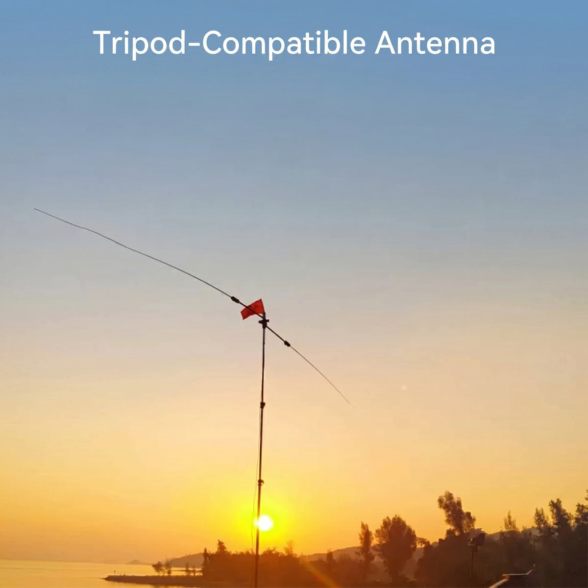 JPC-7 HF Antennas for Ham Radio with Slide Regulator 7MHz-50MHz All Band Hf Vertical Antenna 100W for Outdoor/Balcony/Trip