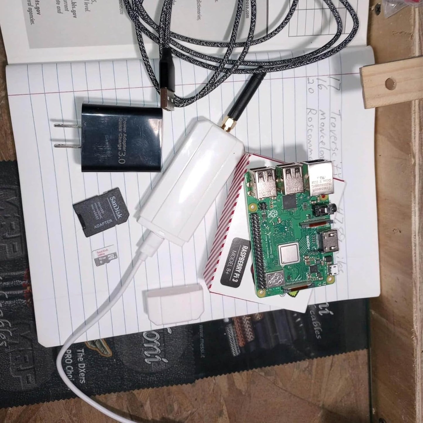 Allstar RF Node UHF SR-FRS Radio Programming Module Pi-hat for Allstar, Echolink, APRS, Digital Modes Compatible for Raspberry Pi 2/3/4, Pin to Pin Replace SA-818 Module, UHF Freq 400-470