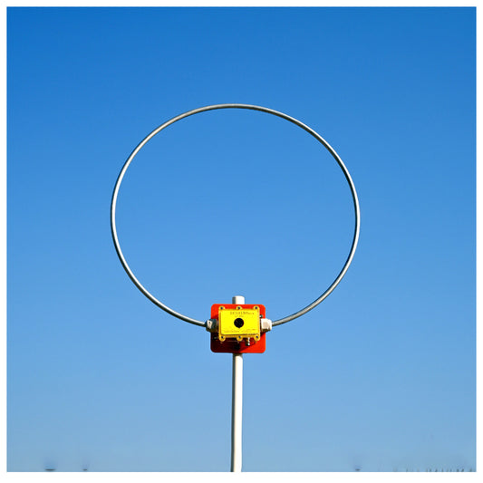 LF-901 Portable Shortwave Radio Antenna, Active Loop Antenna 10KHz-30MHz All Band Radio Antenna, MW: 520-1710KHz SW: 2.3-30MHz 20W Telescope Receiving Antenna with 3000mAh Battery