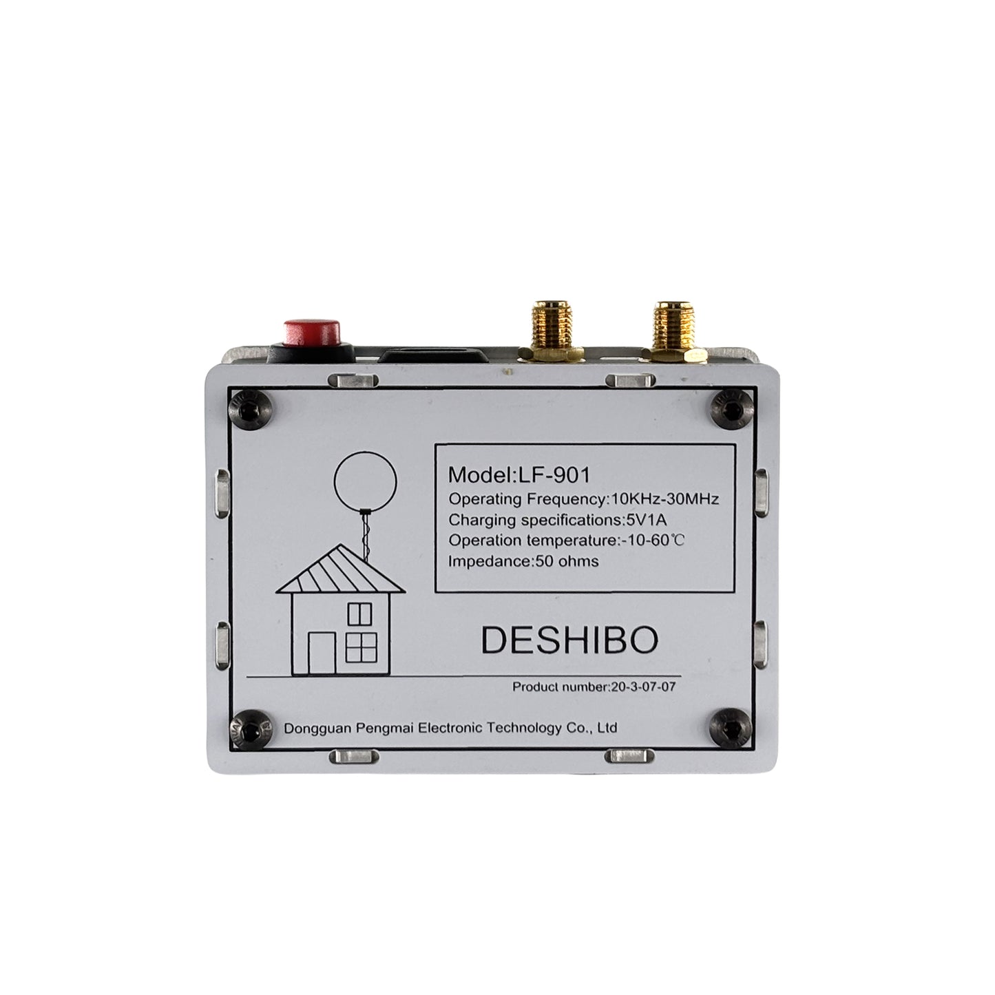 LF-901 Portable Shortwave Radio Antenna, Active Loop Antenna 10KHz-30MHz All Band Radio Antenna, MW: 520-1710KHz SW: 2.3-30MHz 20W Telescope Receiving Antenna with 3000mAh Battery