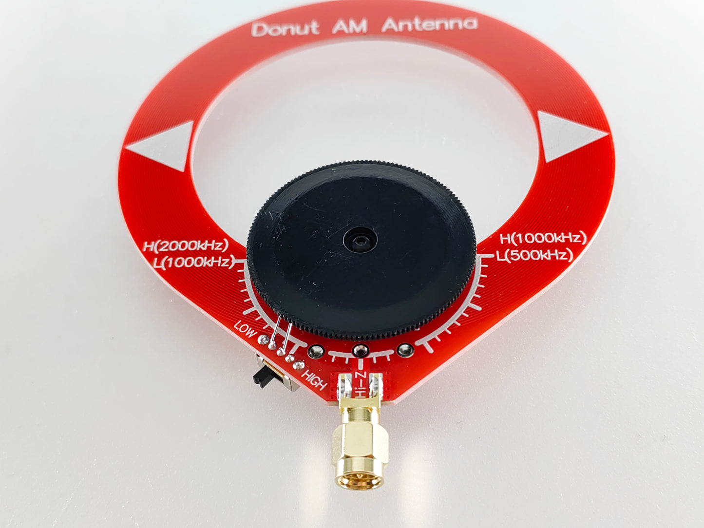 Donut AM Mini Loop Antenna Replacement for HFDY DSP1 DSP2 Malachite Receiver 500kHz-2000kHz