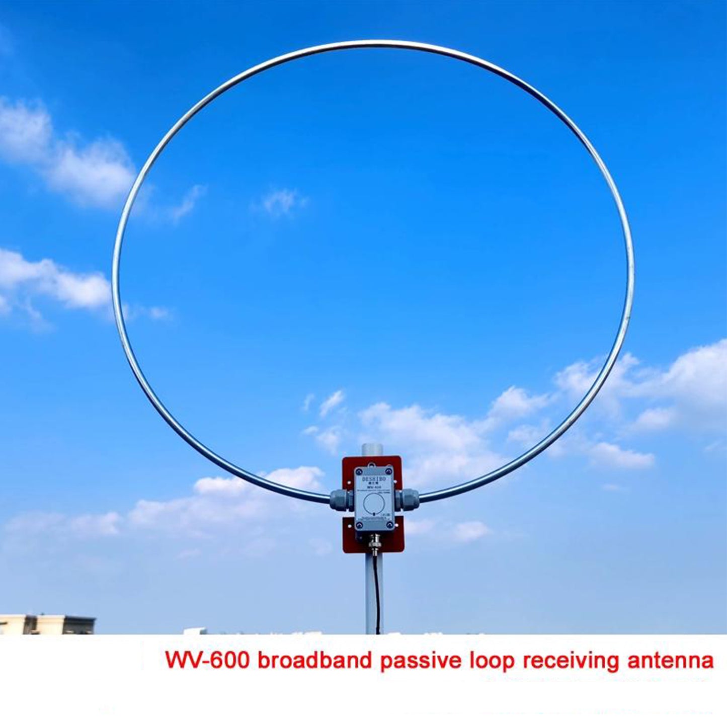 WV-601 Portable Shortwave Radio Loop Antenna 10KHz-999MHz All Band Radio Antenna LW/MW/SW/FM/AIR/VHF/UHF 20W Passive Receiving Antenna