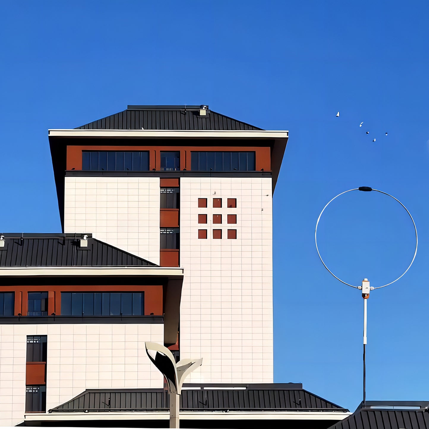 WV-601 Portable Shortwave Radio Loop Antenna 10KHz-999MHz All Band Radio Antenna LW/MW/SW/FM/AIR/VHF/UHF 20W Passive Receiving Antenna