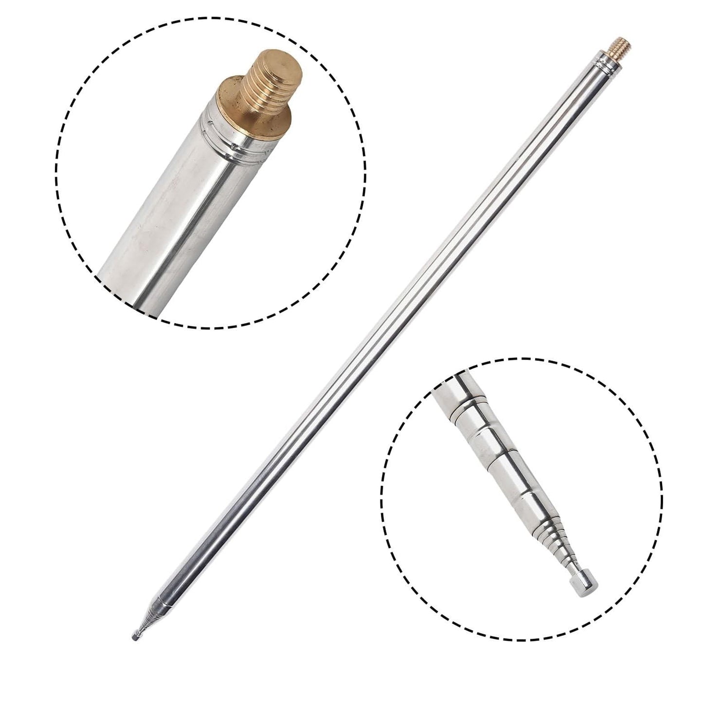 GOOZEEZOO 1pc Ground Anchor for JPC-12 HF Antenna High-Strength Outdoor Signal Enhancement Component