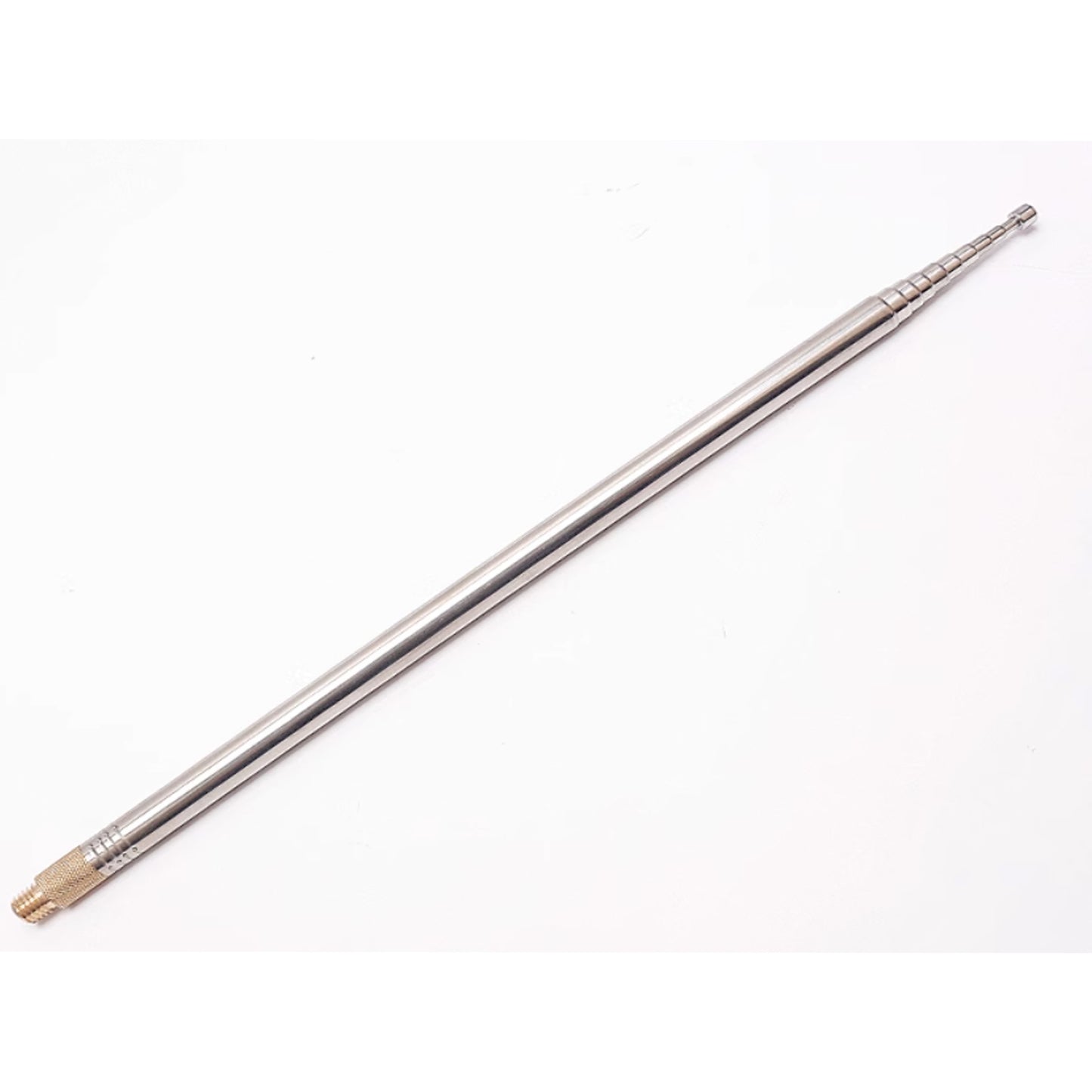 GOOZEEZOO 1pc 201 Stainless Steel Whip Antenna Pull Rod for JPC-12 HF Antenna 2.5m M10 External Thread Antenna