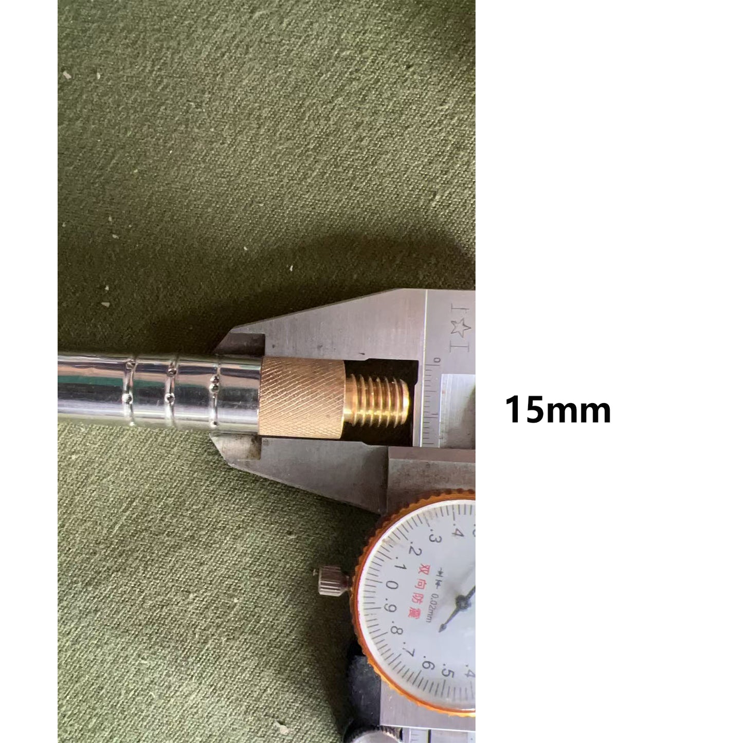 GOOZEEZOO 1pc 201 Stainless Steel Whip Antenna Pull Rod for JPC-12 HF Antenna 5m M10 External Thread Antenna(5.6 meters/16.4 ft)