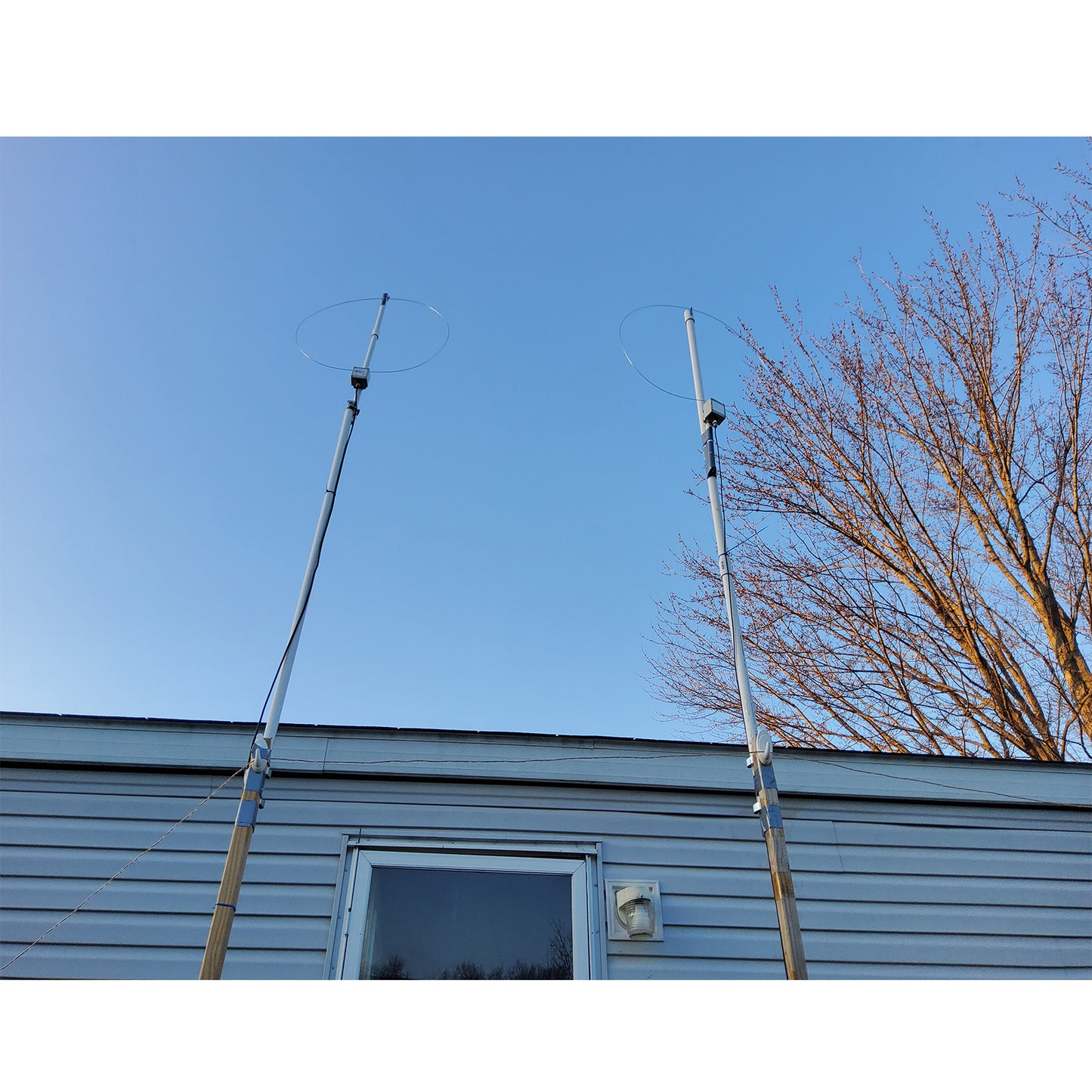 K-180WLA Shortwave Radio Active Loop Antenna 100KHz-180MHz Full Band Radio Antenna LW/MW/SW/FM/VHF 20dBi Magnetic Loop Antenna（10 Meters Feeder)