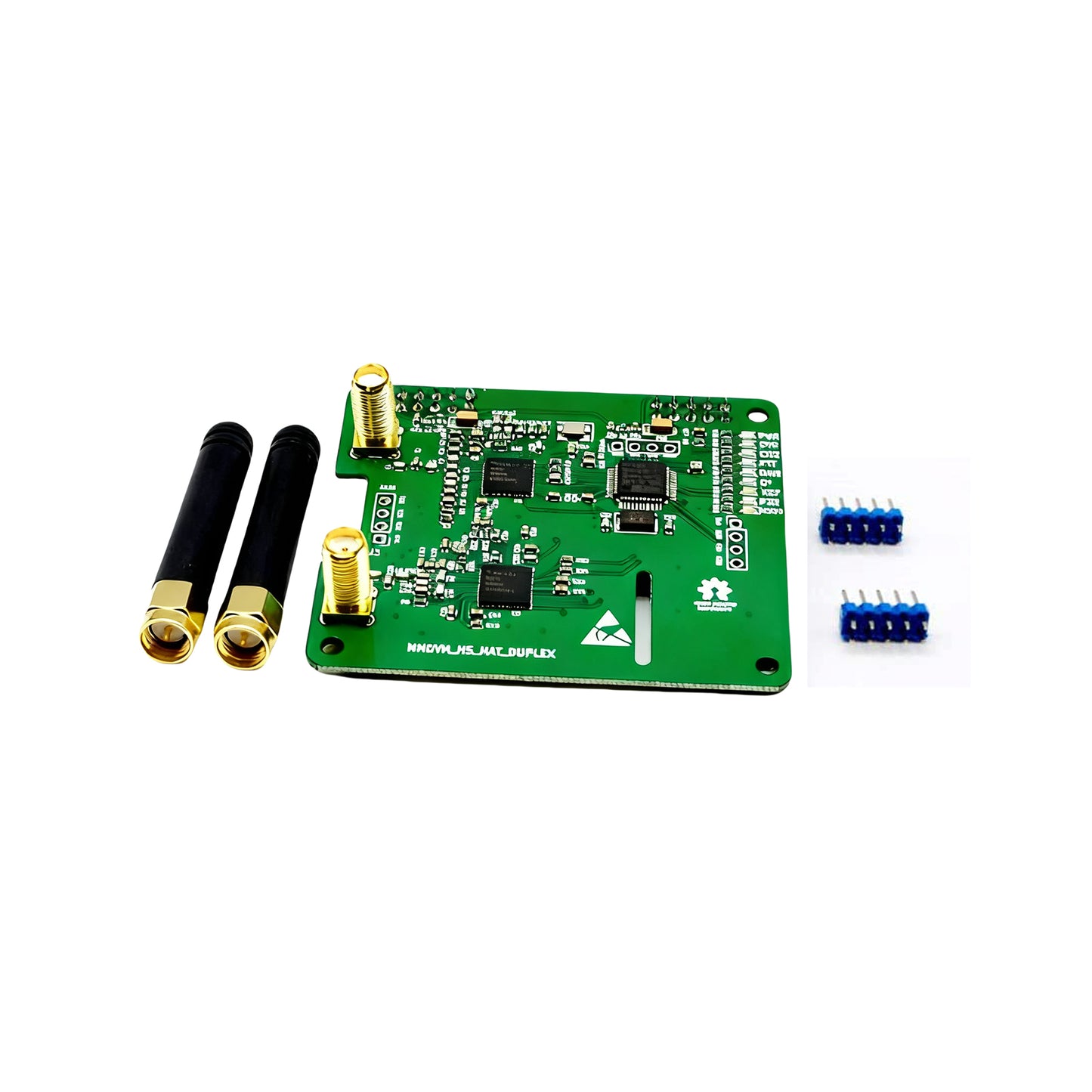 GOOZEEZOO V1.5.2 MMDVM Duplex Dual Hotspot Hat Supports DMR Slot1+Slot2/P25/D-Star/YSF/NXDN, VHF&UHF Coverage, Pre-flashed Firmware, Compatible with Raspberry Pi