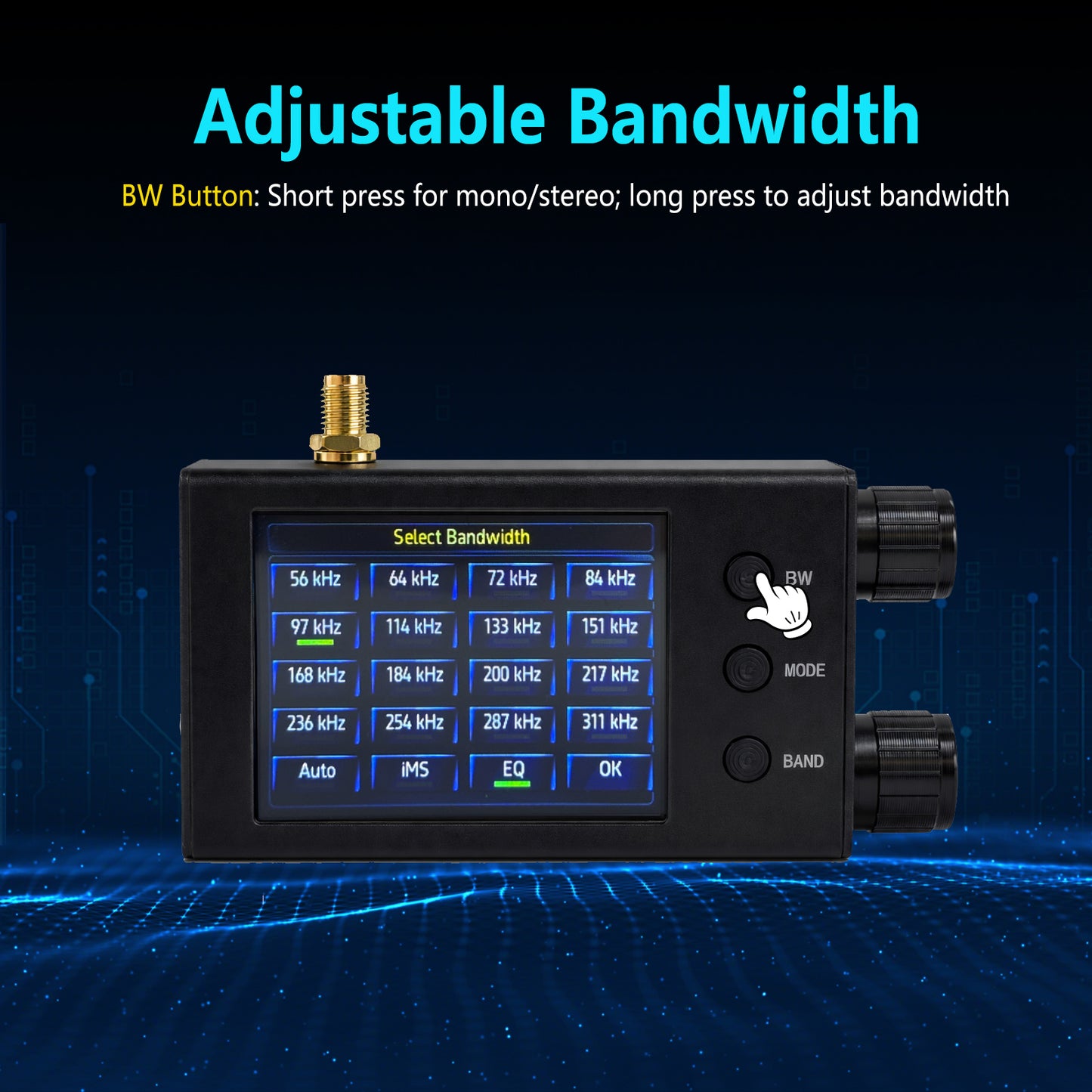 GOOZEEZOO TEF6686 Pocket Mini Radio V2.2 | FM/AM/SW/LW/MW Shortwave Radio Receiver with RDS | 2.8-Inch Touchscreen Color Display, CNC Aluminum Alloy Shell, 1000mAh Battery for Travel and Daily Use