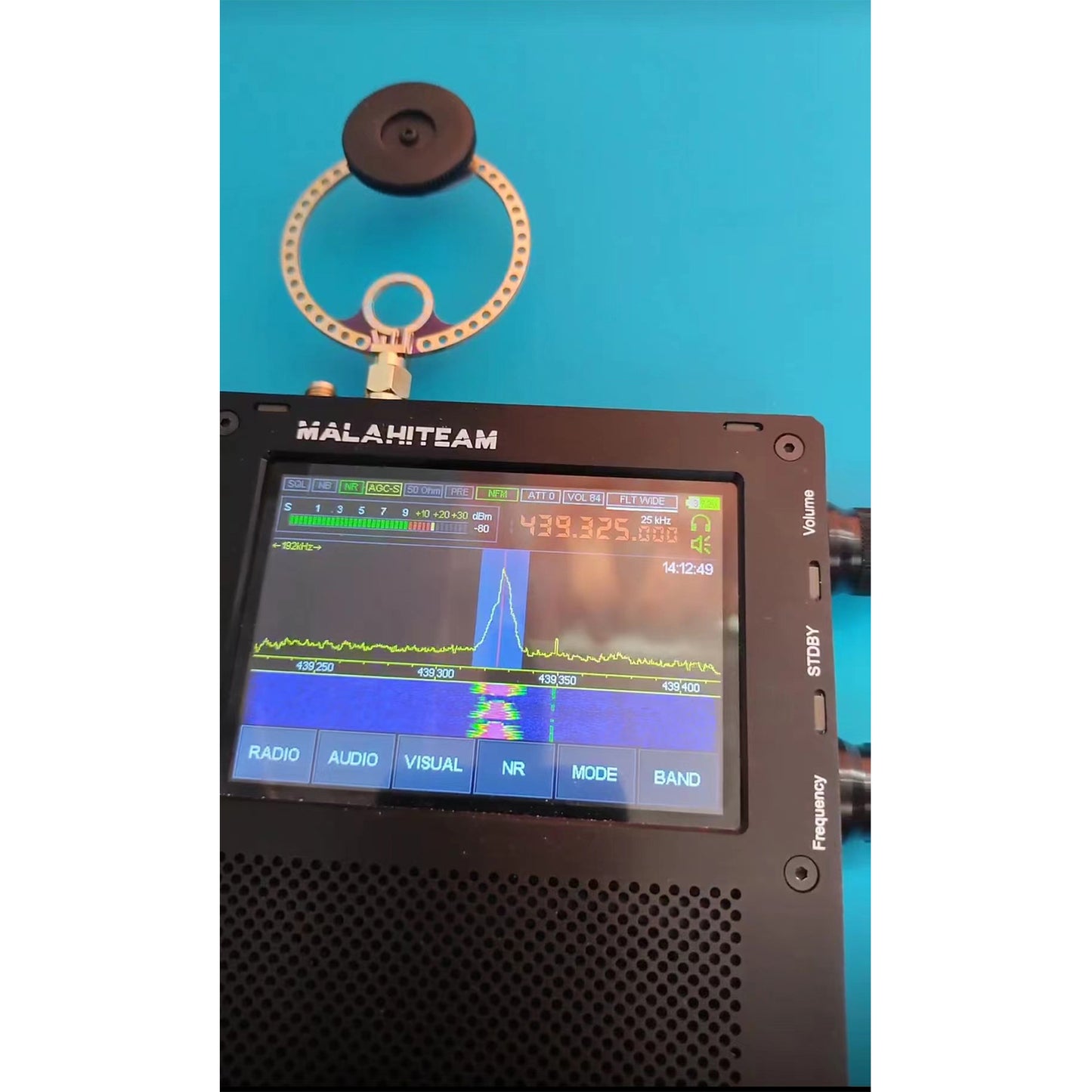 GOOZEEZOO 2pcs Donut VHF UHF FM 400M-470MHz 80M-150MHz Mini Loop Antenna for HFDY Malachite DSP DSP2 Radio Receiver