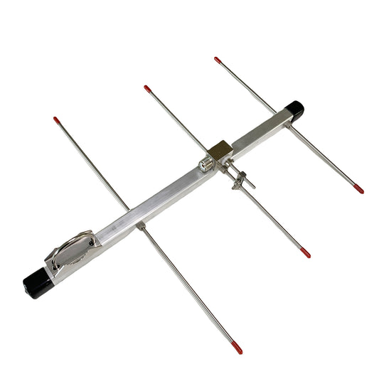 YAGI Antenna High Gain 7dBi 2m/70cm Outdoor GRMS Yagi Antenna with U-Bolt 430～440Mhz 3 Elements Antenna for Ham Radio Repeater System 433mhz Radio Systems