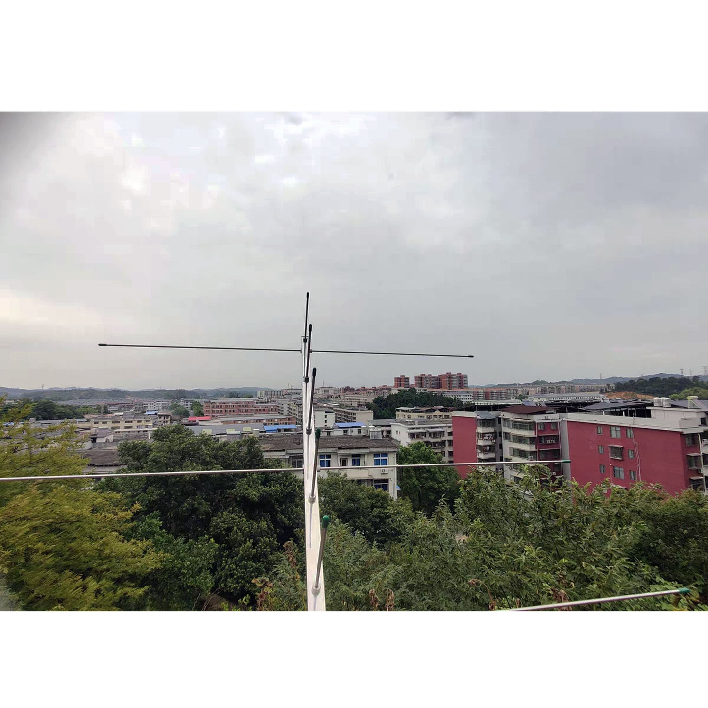 YAGI Antenna High Gain 10/15dBi 2m/70cm Outdoor GRMS Yagi Antenna 144-148MHz/430-440MHz 11 Elements for Ham Radio Repeater System 433mhz Radio Systems (Mounting Bracket Not Included)
